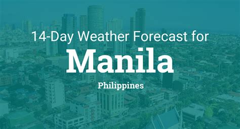 manila weather 14 days